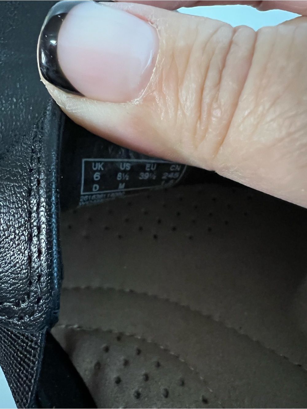 Clarks Trish Diva Black Leather Comfort Loafers Slip On Shoes - Picture 9 of 9